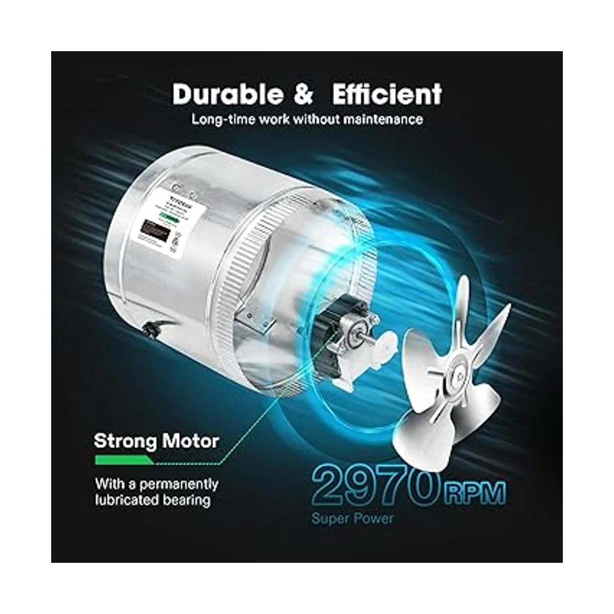 Ventilador a inyección Vivosun Inline Duct_2