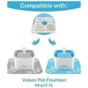Veken Replacement Filters for 84oz2.5L Automatic Pet