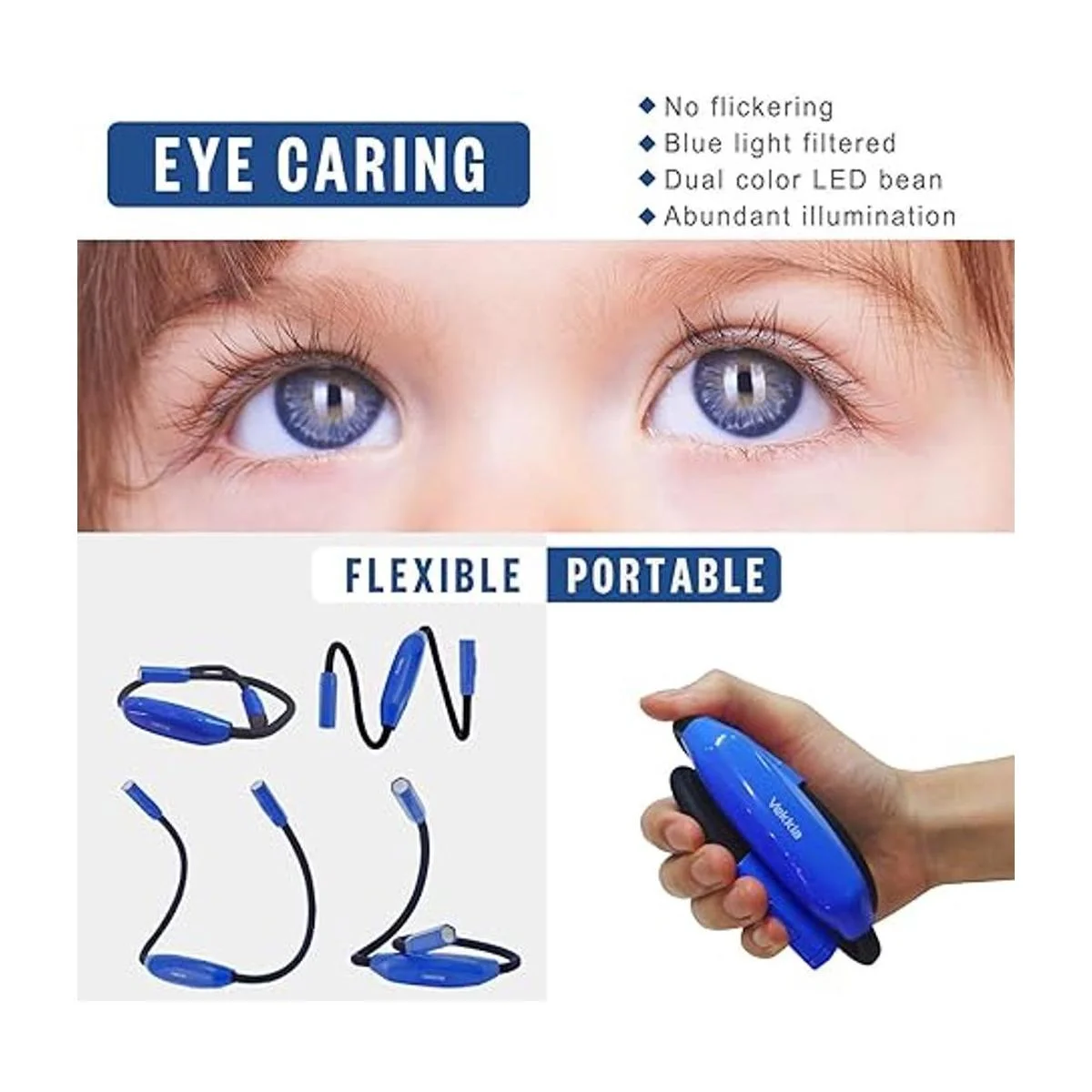 Vekkia Luz ligera de lectura para el cuello luz de libro_2