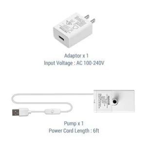 Veken Bomba de repuesto para fuente de agua de 95 oz2.8 L_6