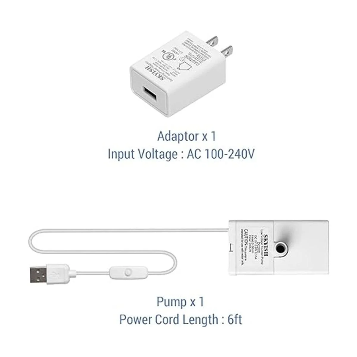 Veken Bomba de repuesto para fuente de agua de 95 oz2.8 L_6
