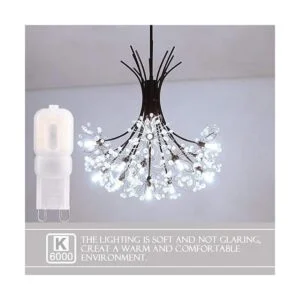 Velouer Bombilla LED G9 equivalente a 30 W lámpara_2
