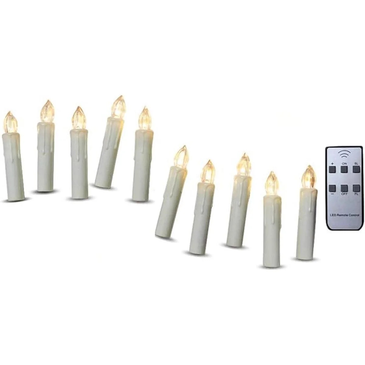 Velas LED sin llama TBW con imitación de cera derramada y_1