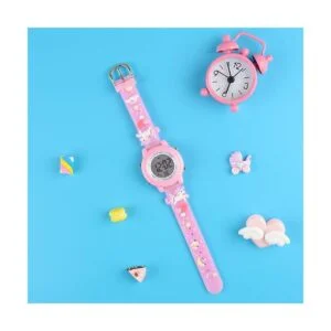Venhoo Kids Watches 3D Cartoon Waterproof 7 Color Lights_6