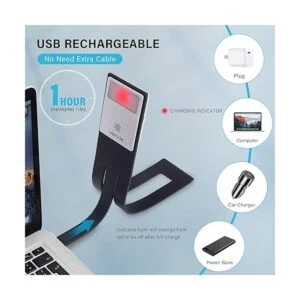 Vekkia Luz de libro de marcadores luces de lectura con_4