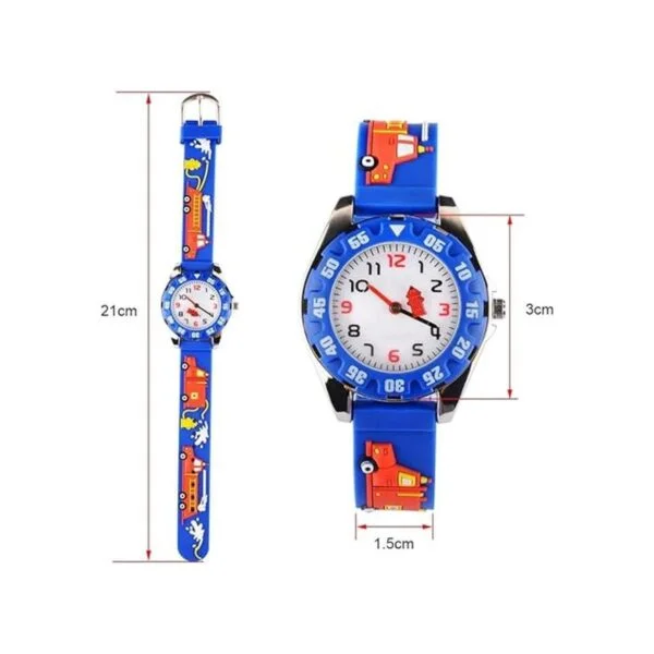 Venhoo Kids Watches Analog 3D Cartoon Waterproof Sport_2