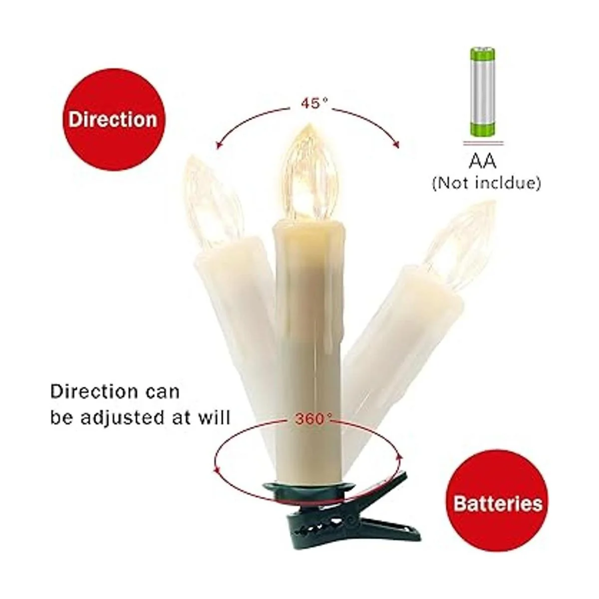 Velas LED sin llama TBW con imitación de cera derramada y_3
