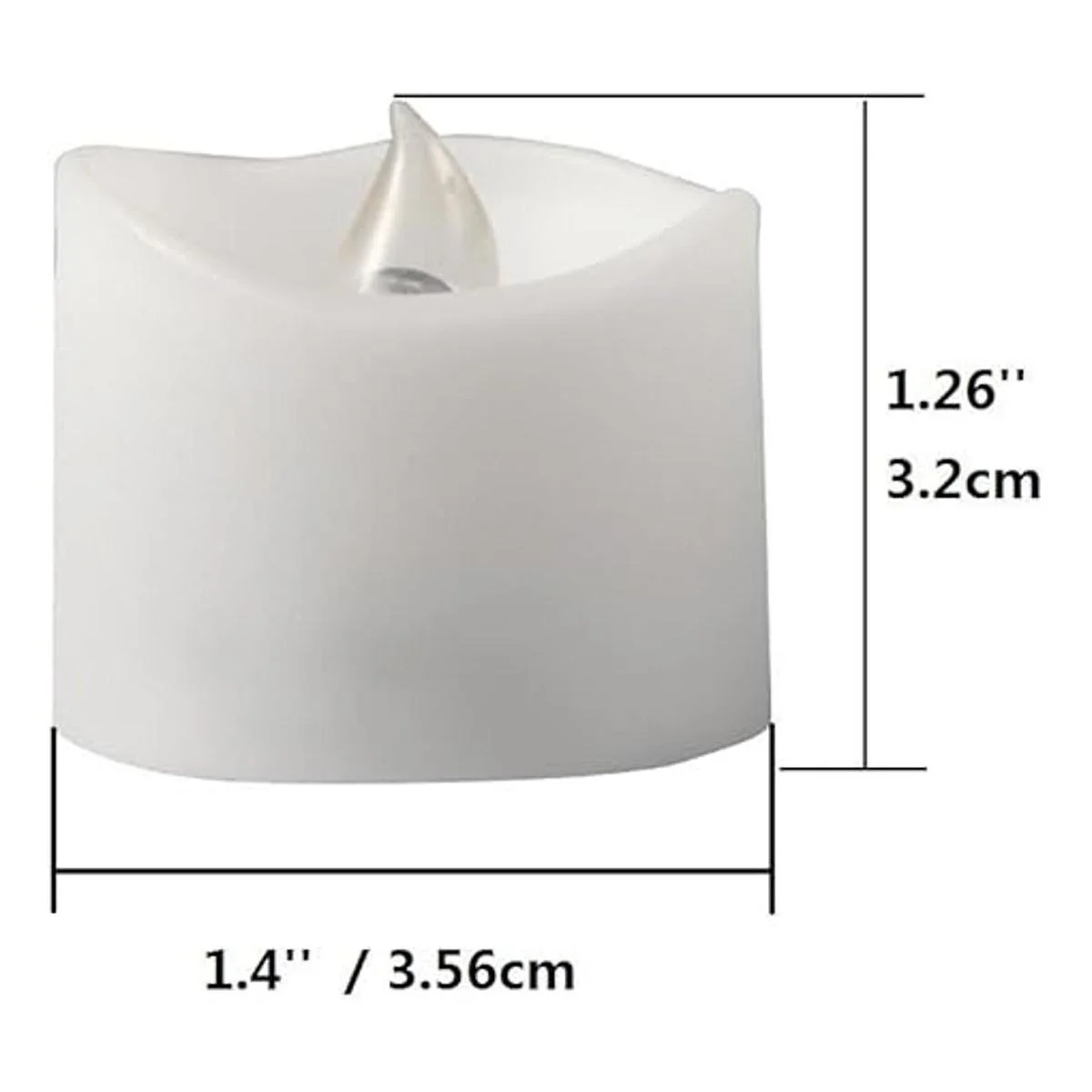 Velas LED eLander sin llama con temporizador 6 horas_4