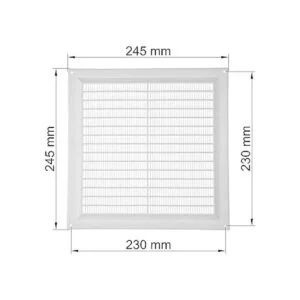 Vent Systems Cubierta de ventilación de aire blanca de 10