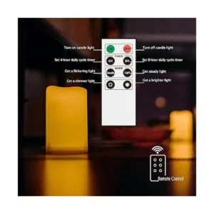 Velas LED sin llama impermeables para exteriores funciona_2