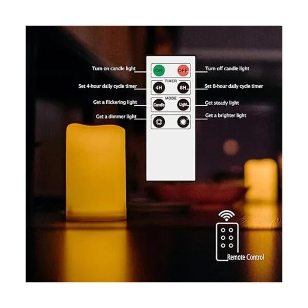 Velas LED sin llama impermeables para exteriores funciona_2