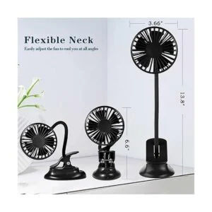 Ventilador USB con clip ventilador de escritorio a pilas_5