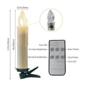 Velas LED sin llama TBW con imitación de cera derramada y_2