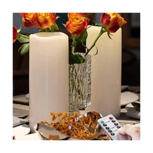 Velas de luz LED de pilas sin llama de 4 x 6 pulgadas_1