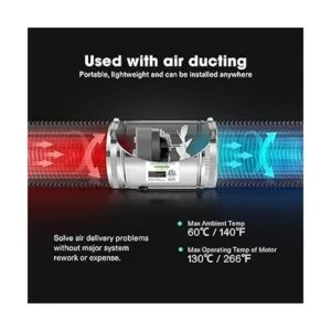 Ventilador a inyección Vivosun Inline Duct_4