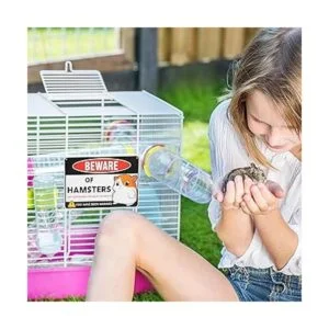 Venicor Decoración de letrero de hámster 8 x 12 pulgadas_4