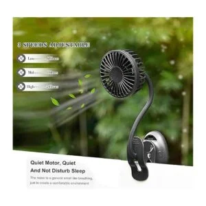 Ventilador USB con clip ventilador de escritorio a pilas_3