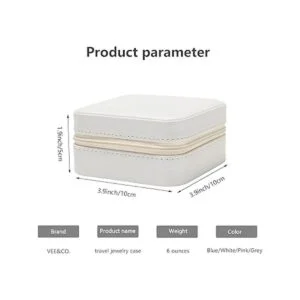 Vee Estuche pequeño de joyería de viaje mini organizador_3
