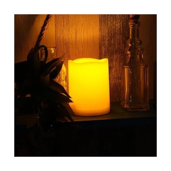 Velas LED sin llama impermeables para exteriores funciona_4