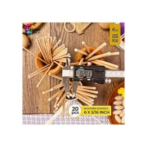 Varillas de pasador de madera Varilla de pasador de 6