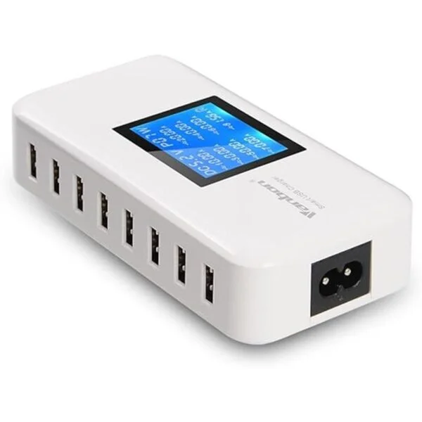 Vanbon Cargador de pared USB de 60 W y 8 puertos estación_1