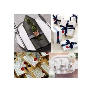 Varilla de cera de sellado que brilla rojo sangre para