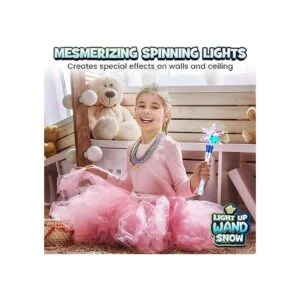 Varita giratoria de hielo con copo de nieve iluminada para_4