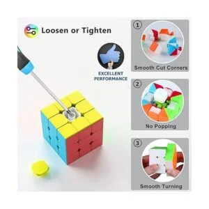 Vdealen Juego de cubos de velocidad 2 x 2 3 x 3 4 x 4_3