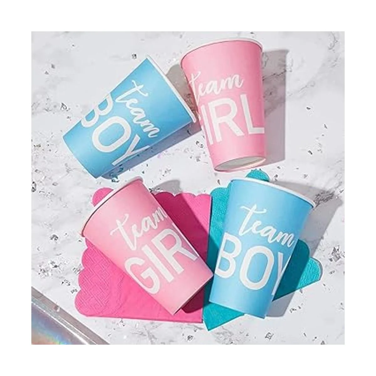 Vasos de papel para fiestas suministros de fiesta de