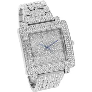 Variedad de Blinged Out Relojes de moda para hombre Hip_2