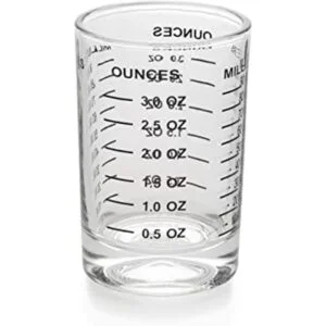 Vaso medidor de 3 onzas3.0 fl oz líquido pesado alto_1
