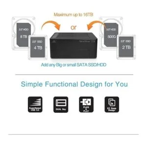 Vantec NexStar TX Dual Bay USB 3.0 Hard Drive Dock_3