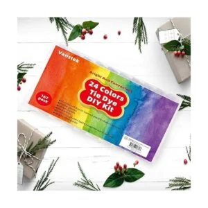 Vanstek Kit de teñido anudado 24 colores teñido de tela