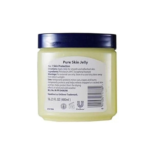 Vaseline Jalea de petróleo pura original 16.23 Oz_2