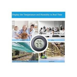 Veanic 2 unidades mini higrómetro termómetro Fahrenheit o_3