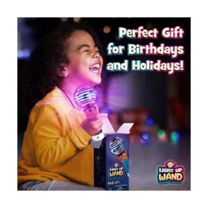 Varita giratoria iluminada para niños en caja de regalo_5