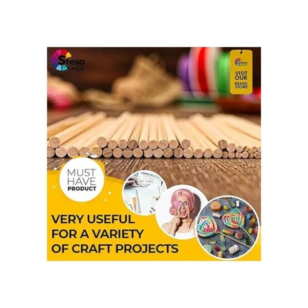 Varillas de pasador de madera Varilla de pasador de 6