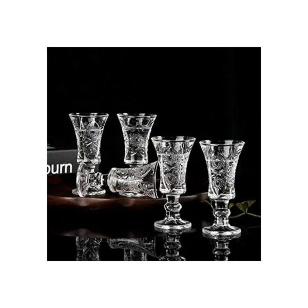 Vasos de chupito redondos de 1.3 onzas vidrio sin plomo_4