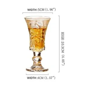 Vasos de chupito redondos de 1.3 onzas vidrio sin plomo_2