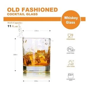 Vasos de whisky Juego de 6 vasos de whisky prémium de 11_4