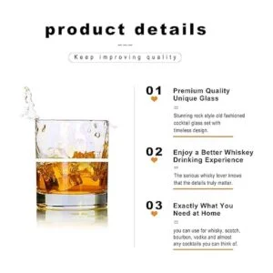 Vasos de whisky Juego de 6 vasos de whisky prémium de 11_5