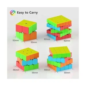 Vdealen Juego de cubos de velocidad 2 x 2 3 x 3 4 x 4_4