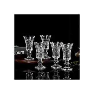 Vasos de chupito redondos de 1.3 onzas vidrio sin plomo_3