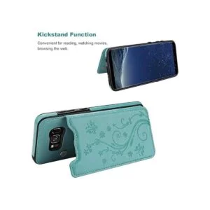 Vaburs Funda tipo cartera con tarjetero diseño de_5