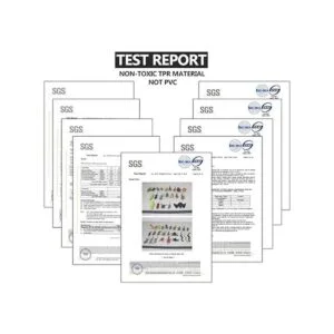 ValeforToy Juego de 18 juguetes de baño de goma material_2