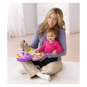 VTech elefante para tocar y aprender morado exclusivo en_3