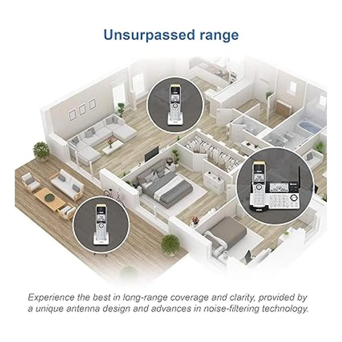 VTech IS81513 Teléfono inalámbrico DECT 6.0 de gran_3