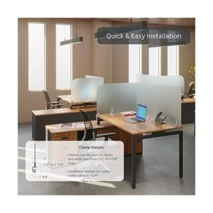 VaRoom Divisor de escritorio para oficina. Divisores de_3