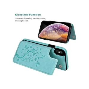 Vaburs Funda tipo cartera para iPhone Xs Max con_5