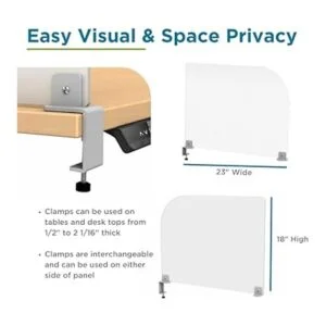 VaRoom Divisor de escritorio para oficina. Divisores de_4